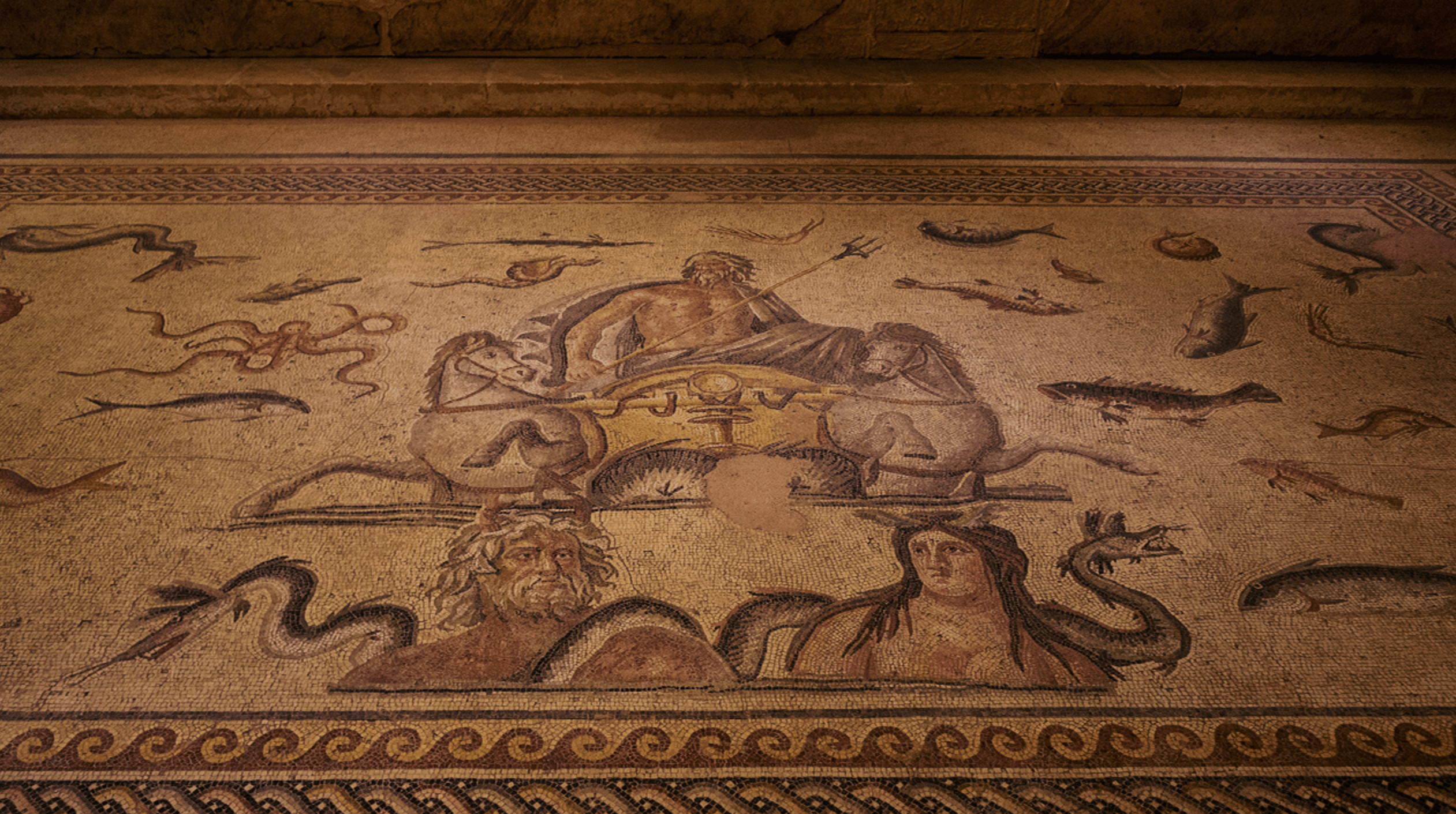 Poseidon, Oceanus ve Tethys Mosaic