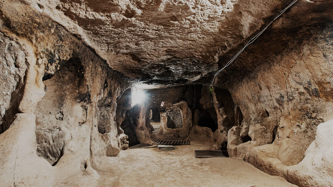 Saratlı Kırkgöz Yeraltı Şehri