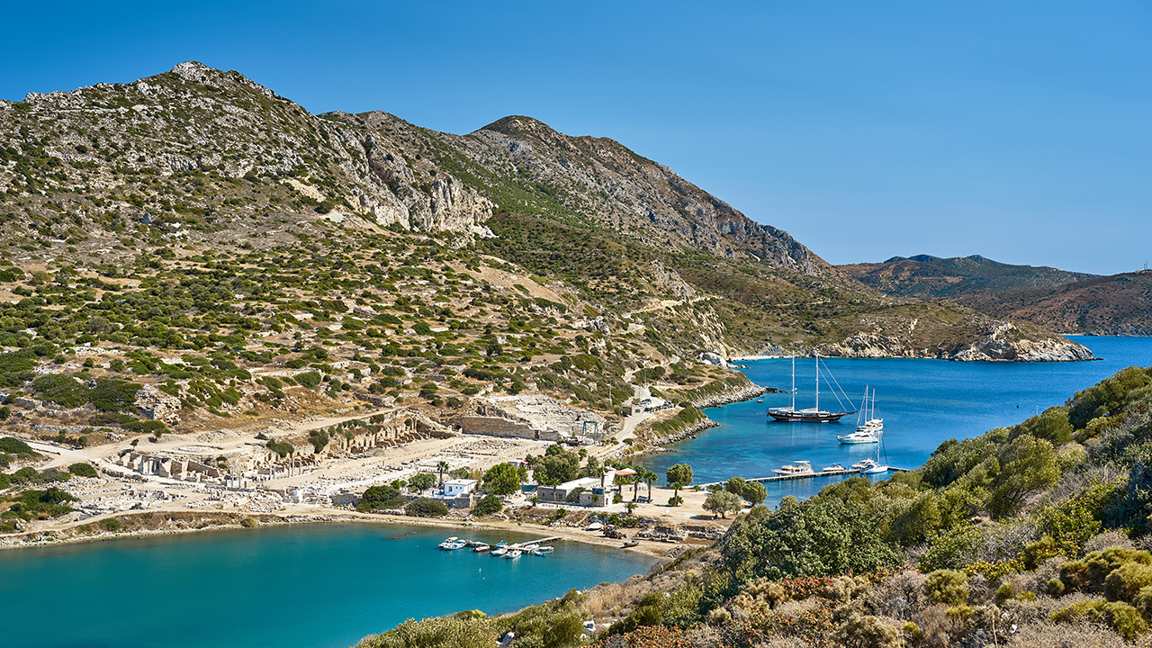 Aerial view of Knidos